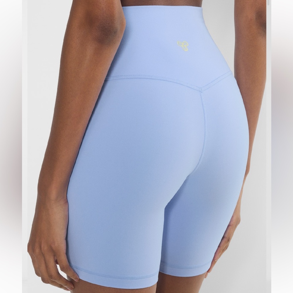 Aritzia Dayflower Blue Biker Shorts Butter